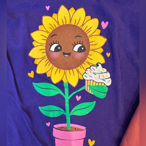 Girl long sleeve graphic tees set of 6 size 3t - Picture 2 of 7